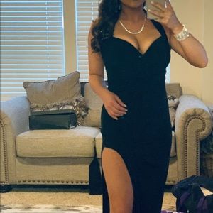 Norma Kamali Black halter dress